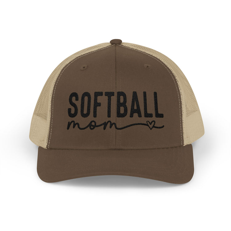 Softball Mom Snapback Trucker Cap