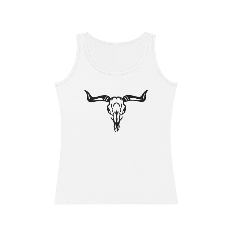 Stylish Women's Texas Rodeo Tank Top with Bull Skull Design