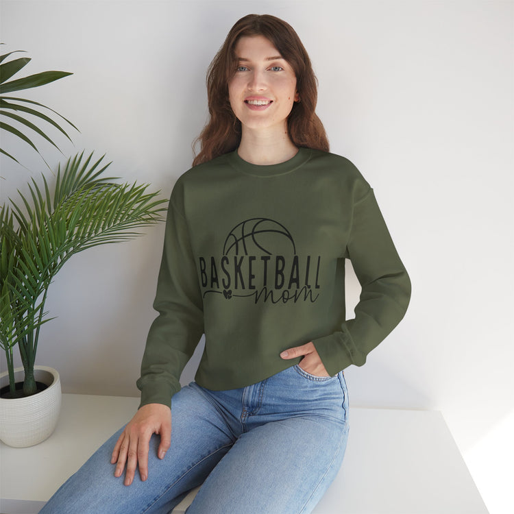 Basketball Mom Crewneck Sweatshirt