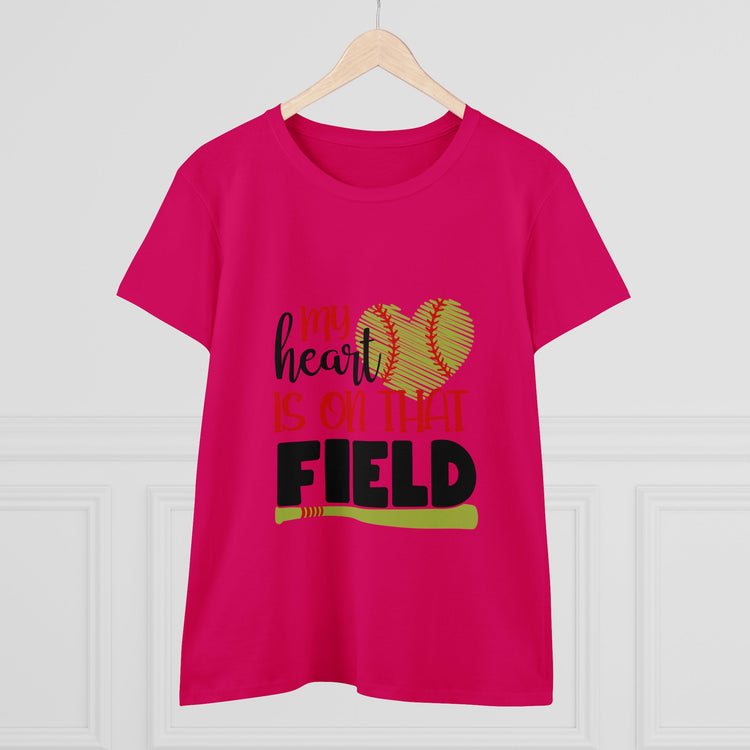 Softball Mom Tee - Women's Midweight Cotton