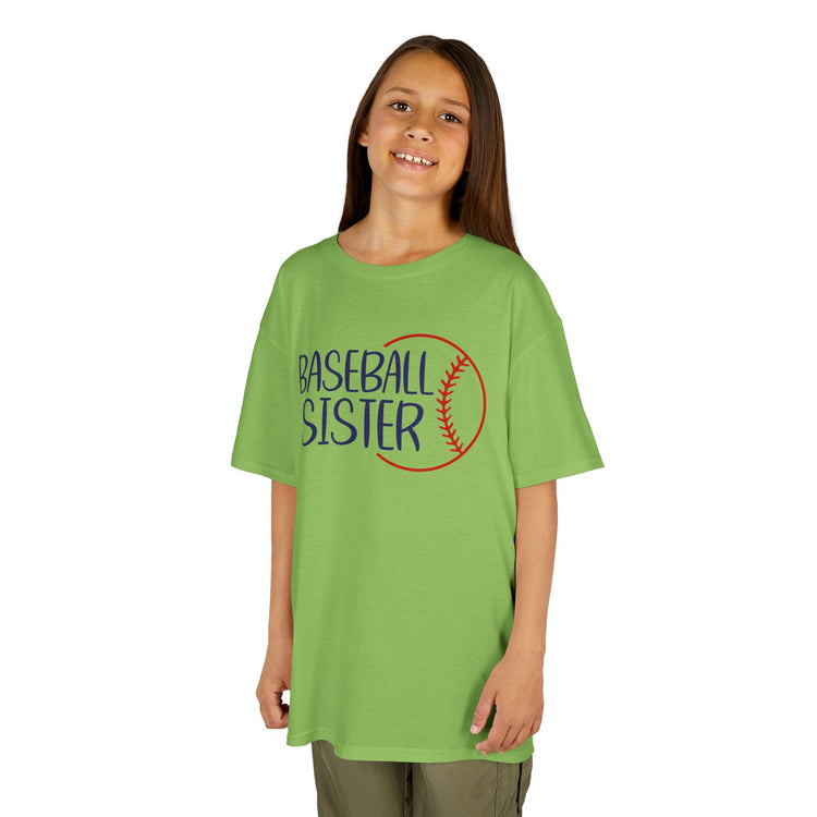 Baseball Sister Kids T-shirt