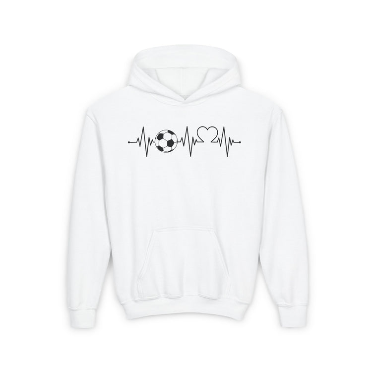 Youth Soccer Heartbeat Hoodie