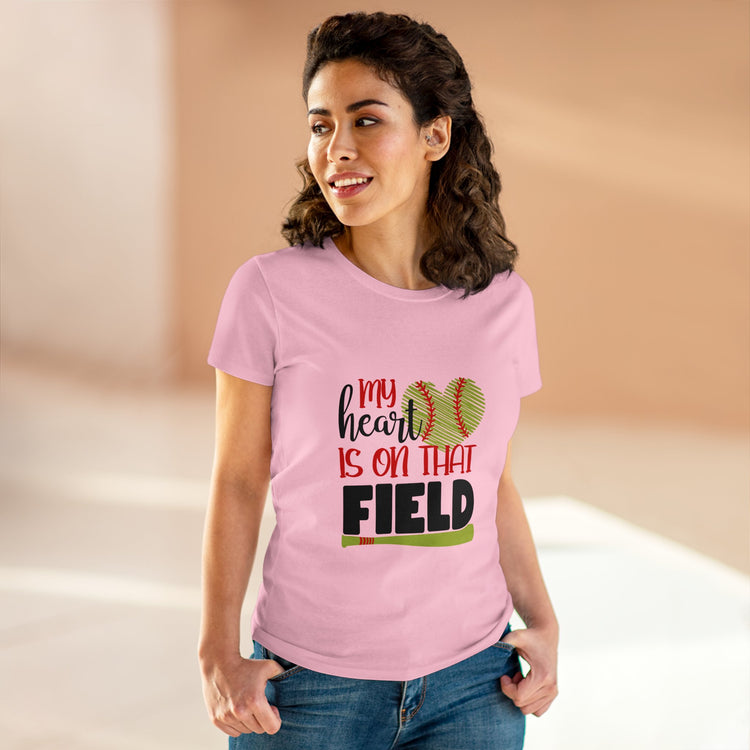 Softball Mom Tee - Women's Midweight Cotton