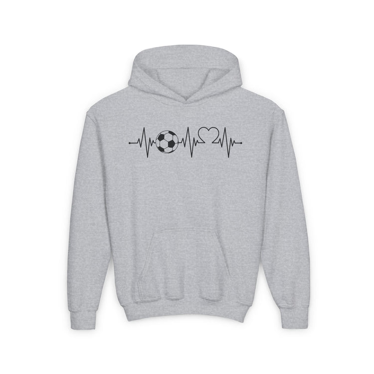 Youth Soccer Heartbeat Hoodie