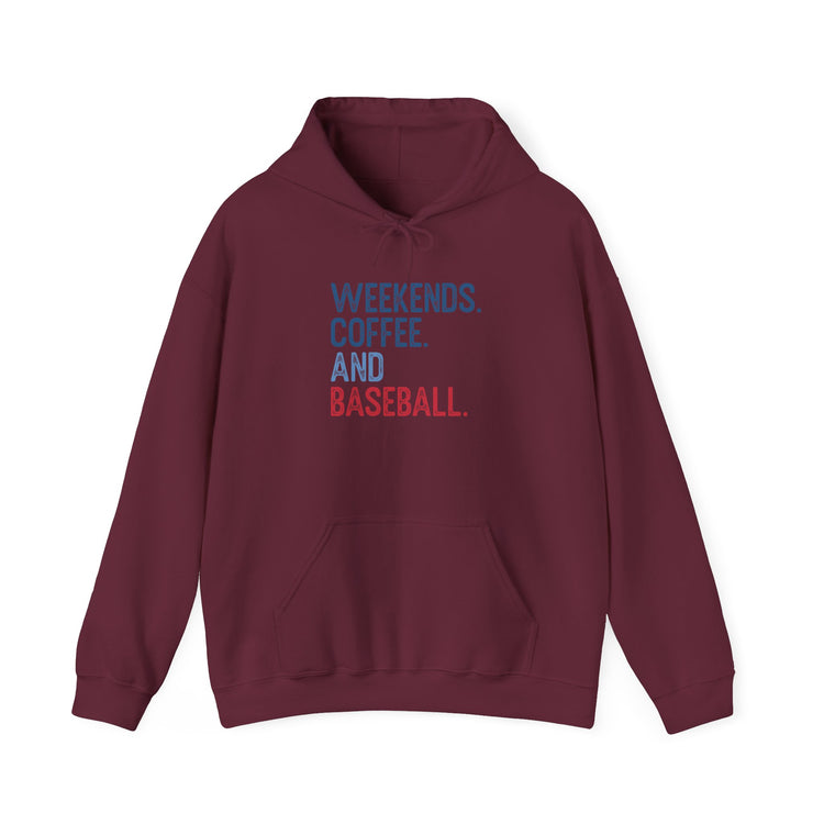 Weekends Coffee Baseball Hoodie