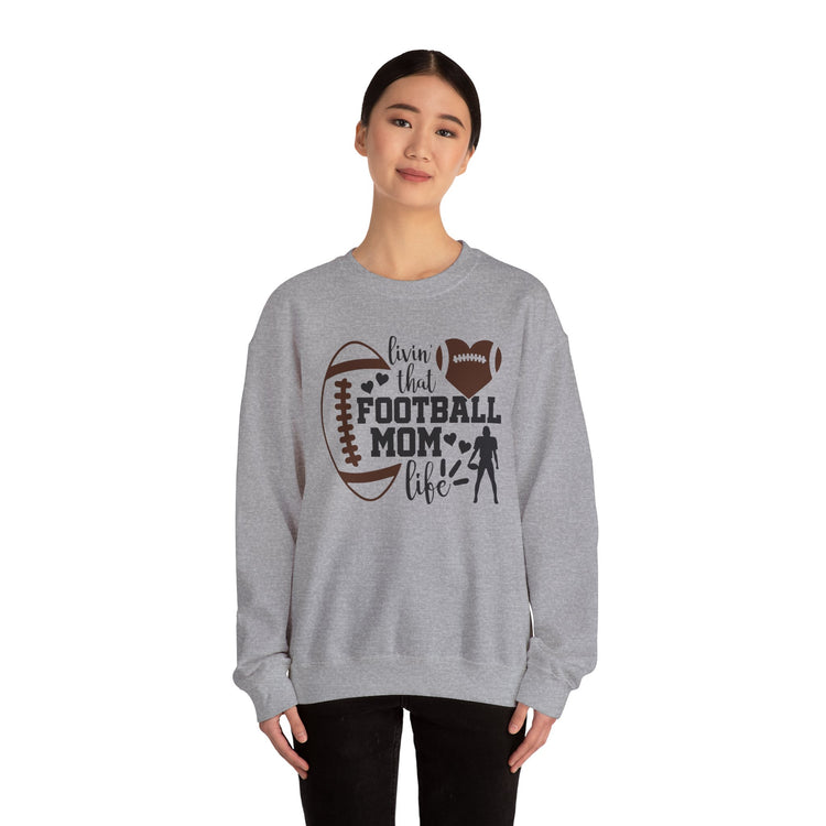 Football Mom Life Sweatshirt - Crewneck