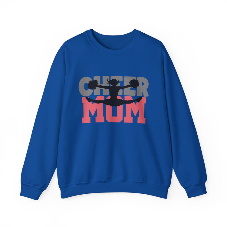 Cheer Mum Crewneck Sweatshirt - Comfortable & Stylish Gift for Cheerleading Moms