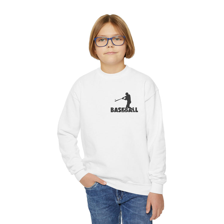 Youth Baseball Sweatshirt - run like you stole it