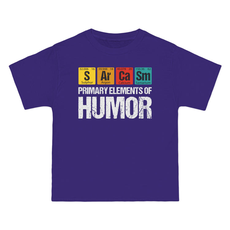 Humorous Science T-Shirt - Primary Elements of Humor Tee