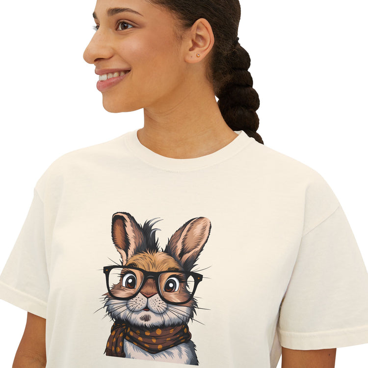 Cute Rabbit Easter Women's Boxy Tee