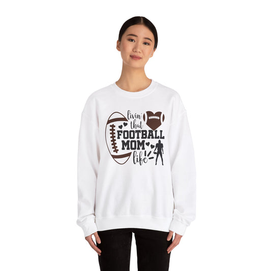 Football Mom Life Sweatshirt - Crewneck