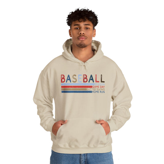 Baseball Game Day Hooded Sweatshirt