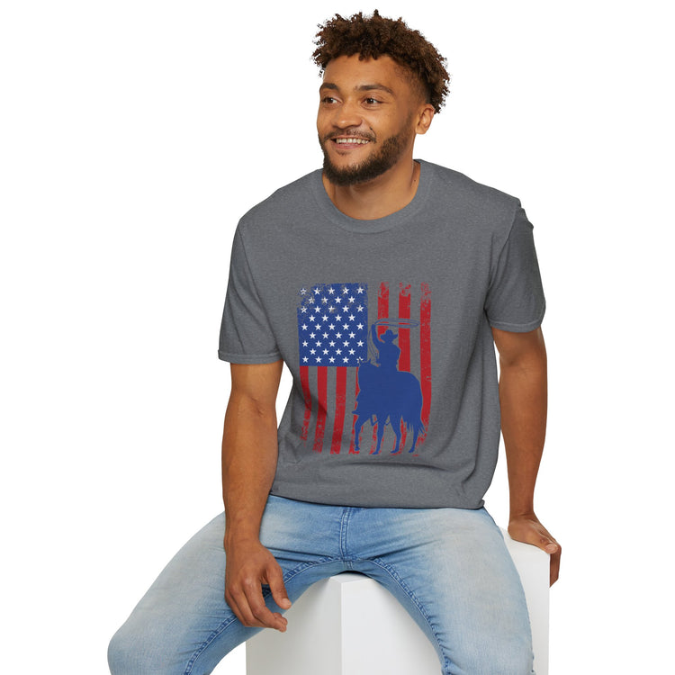 Patriotic Cowboy Rodeo T-Shirt