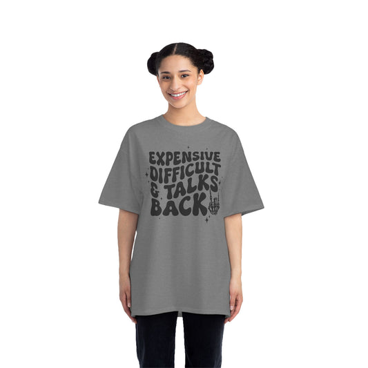 Funny Short-Sleeve T-Shirt - 'Expensive, Difficult & Talks Back'