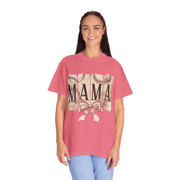 Mama Baseball Retro Love T-Shirt