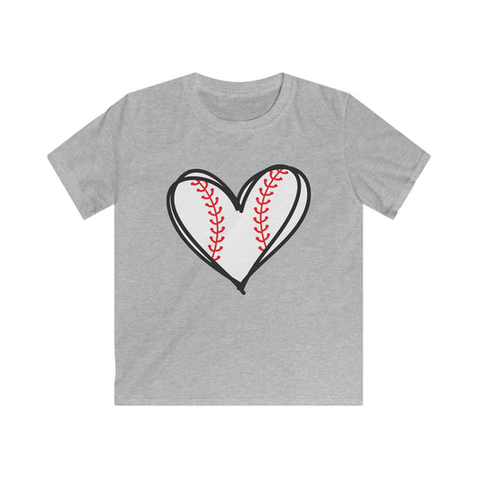 Baseball Heart Kids Tee