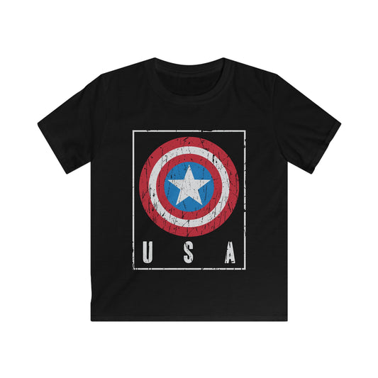 USA Captain Shield Kids Tee