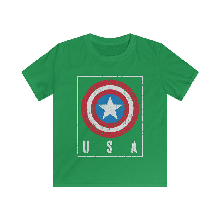 USA Captain Shield Kids Tee