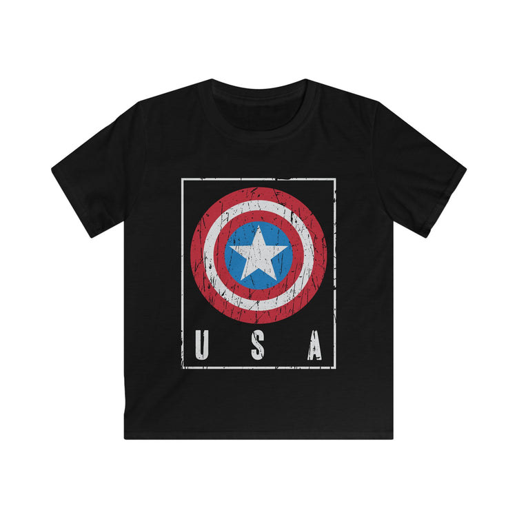 USA Captain Shield Kids Tee