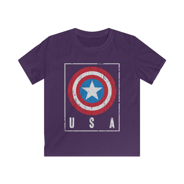 USA Captain Shield Kids Tee