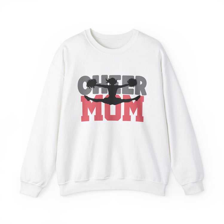 Cheer Mum Crewneck Sweatshirt - Comfortable & Stylish Gift for Cheerleading Moms