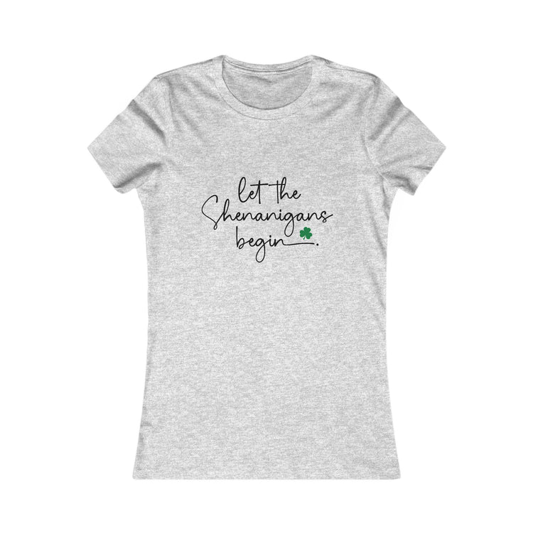 Shenanigans Tee, Women's St Patrick's Day Top