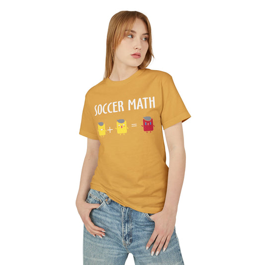 Soccer Math Tee - Unisex Heavyweight Cotton