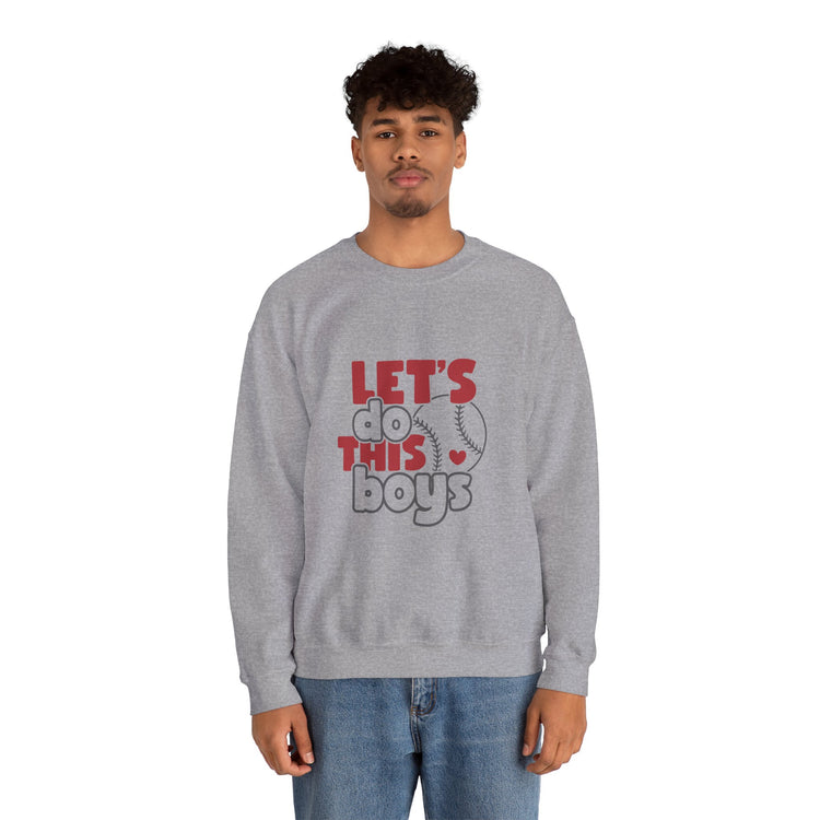 Let's Do This Boys Baseball Crewneck Sweatshirt