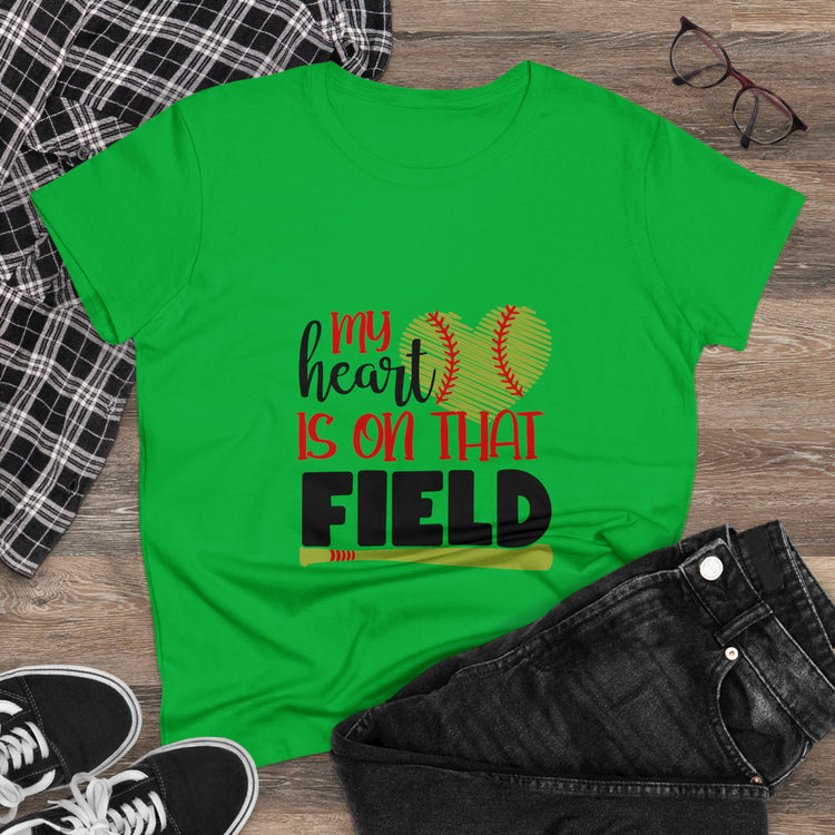 Softball Mom Tee - Women's Midweight Cotton