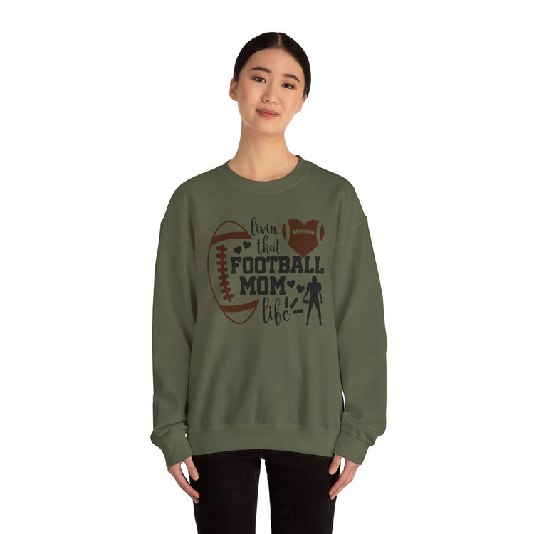 Football Mom Life Sweatshirt - Crewneck