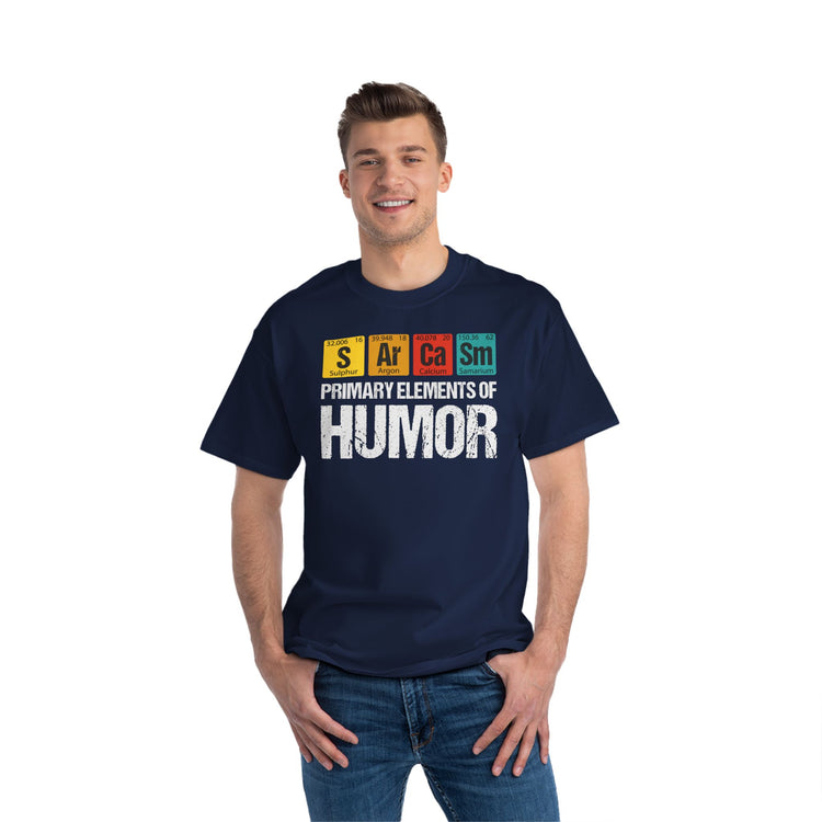 Humorous Science T-Shirt - Primary Elements of Humor Tee