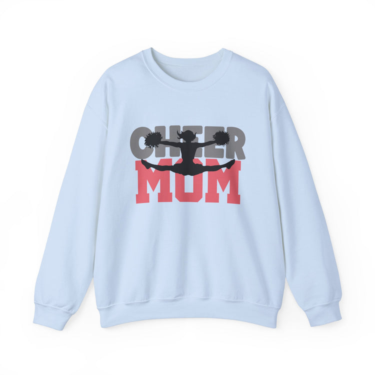 Cheer Mum Crewneck Sweatshirt - Comfortable & Stylish Gift for Cheerleading Moms