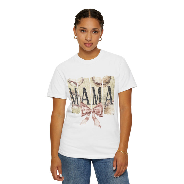 Mama Baseball Retro Love T-Shirt