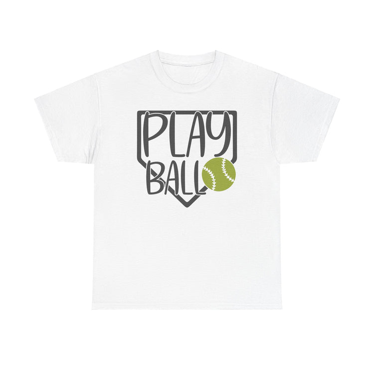 Play Ball Unisex Tee for Softball Lovers