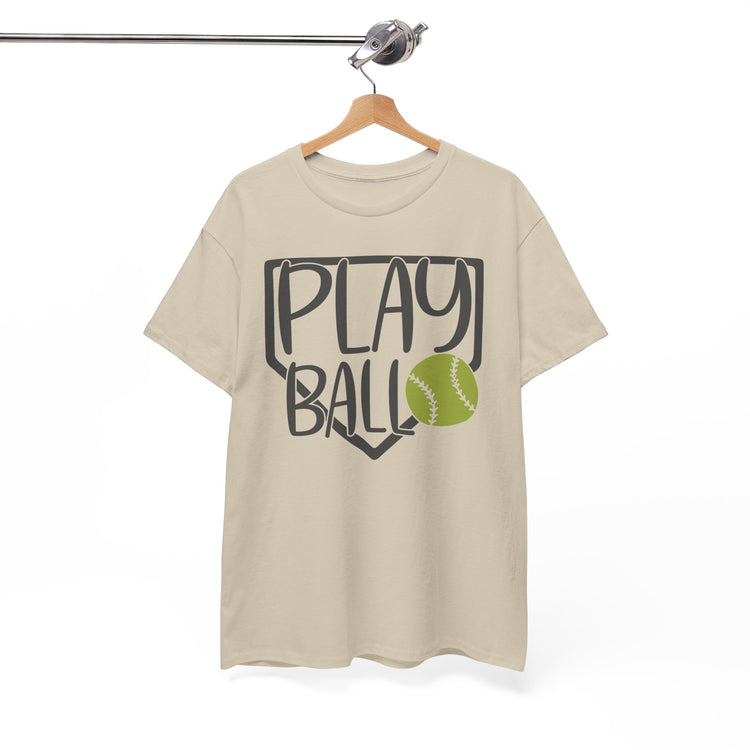 Play Ball Unisex Tee for Softball Lovers