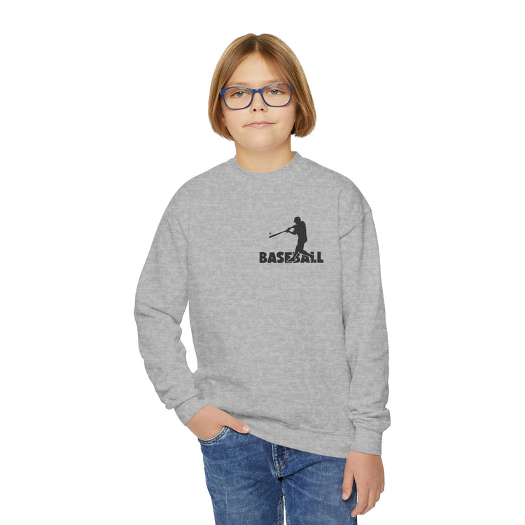 Youth Baseball Sweatshirt - run like you stole it