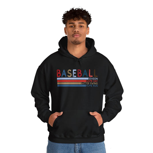 Baseball Game Day Hooded Sweatshirt