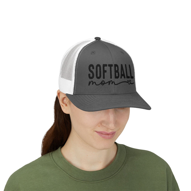 Softball Mom Snapback Trucker Cap