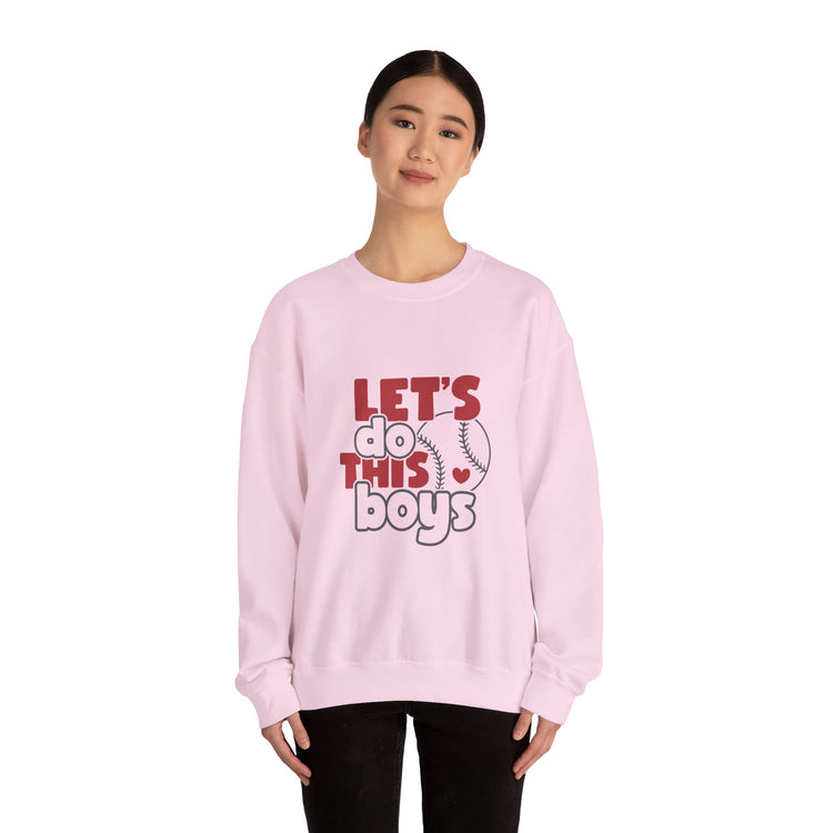 Let's Do This Boys Baseball Crewneck Sweatshirt