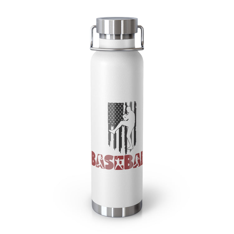 Baseball Insulated Bottle, 22oz - Copper Vacuum