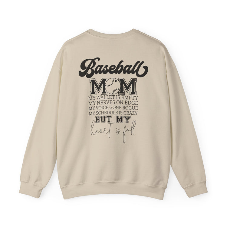 Baseball Mom Crewneck Sweatshirt