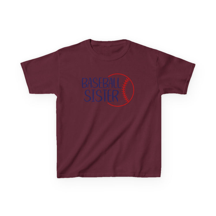 Baseball Sister Kids T-shirt