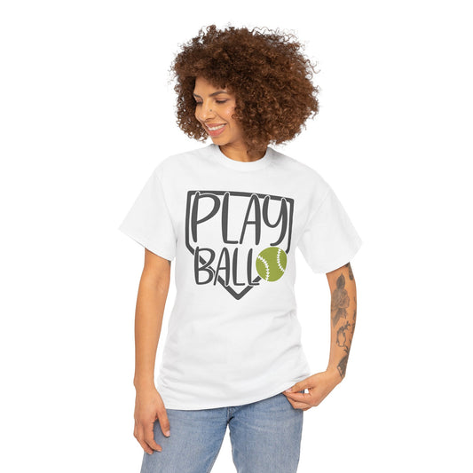 Play Ball Unisex Tee for Softball Lovers