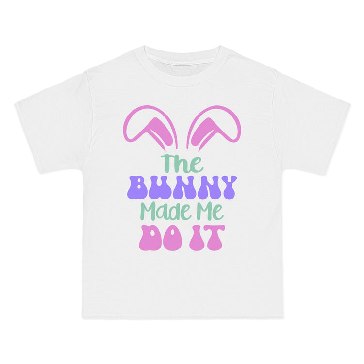 Short-Sleeve T-Shirt - The Bunny Made Me Do It - Fun Easter Tee