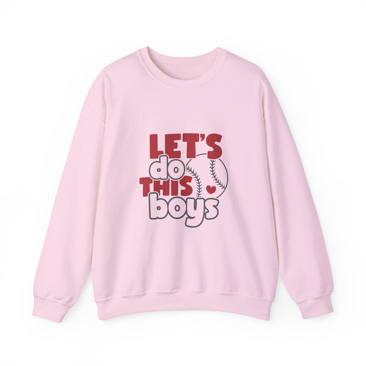 Let's Do This Boys Baseball Crewneck Sweatshirt