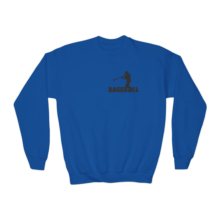 Youth Baseball Sweatshirt - run like you stole it