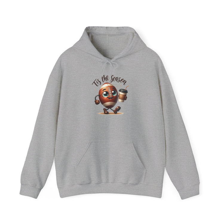 Tis the Season Cozy Football Hoodie