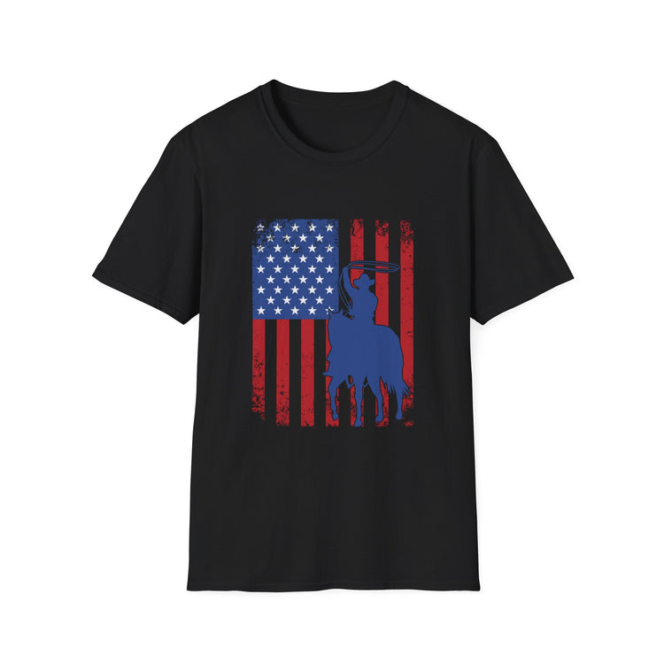 Patriotic Cowboy Rodeo T-Shirt