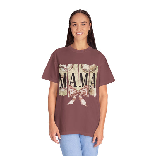 Mama Baseball Retro Love T-Shirt