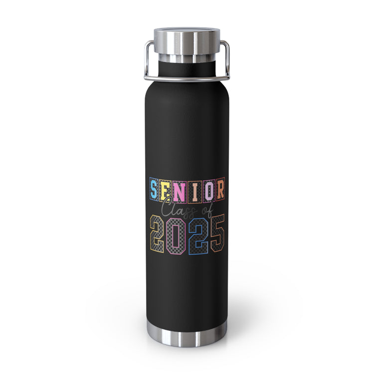 Senior Class of 2025 Insulated Water Bottle, Graduation Gift, Custom Drinkware